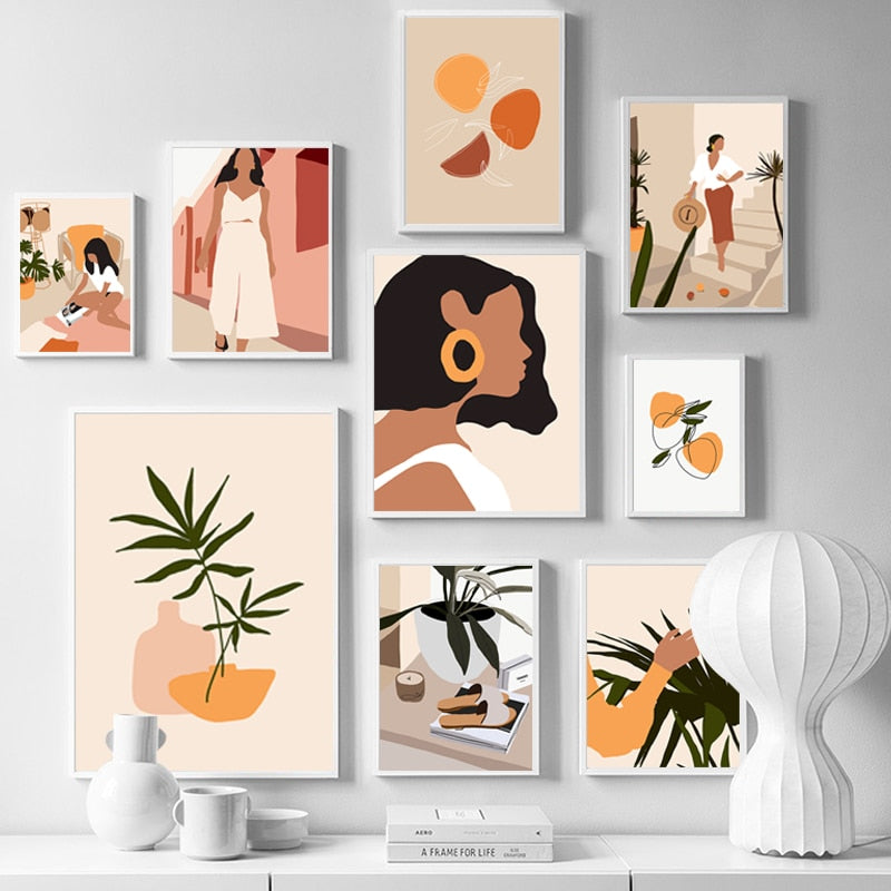 Quadro ragazza nordica