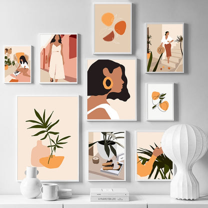 Quadro ragazza nordica