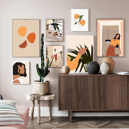 Quadro ragazza nordica