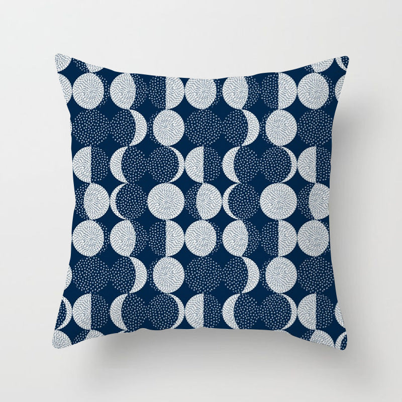 Cuscino motivo blu