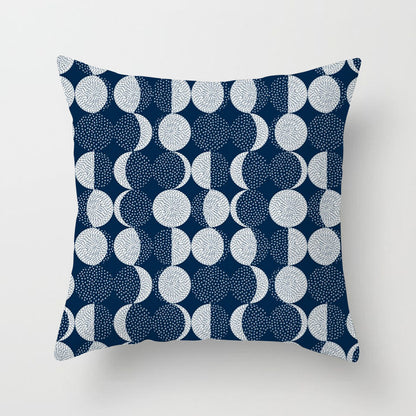 Cuscino motivo blu