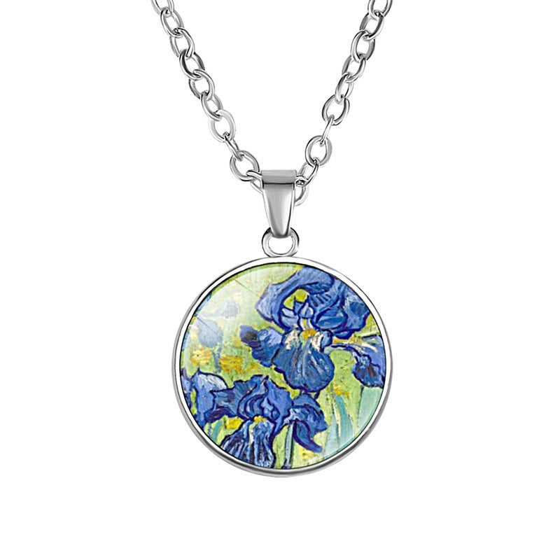 Collana pendente decorata