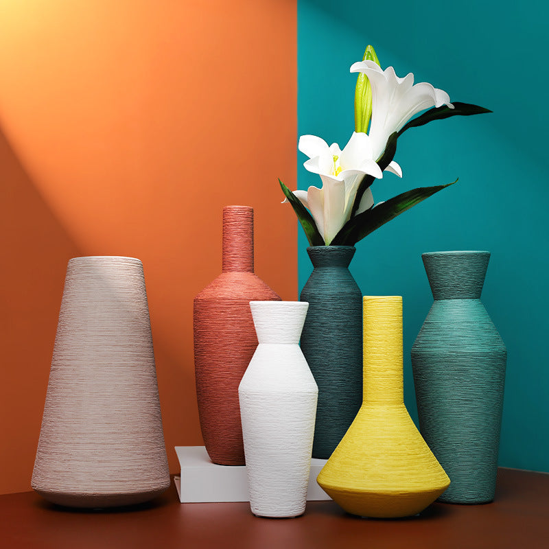 Vaso ceramica spazzolato nórdico