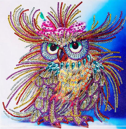 Kit diamond painting gufo