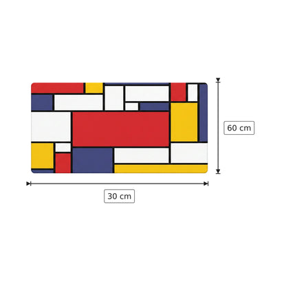 Tappetino scrivania Mondrian - 30x60 cm