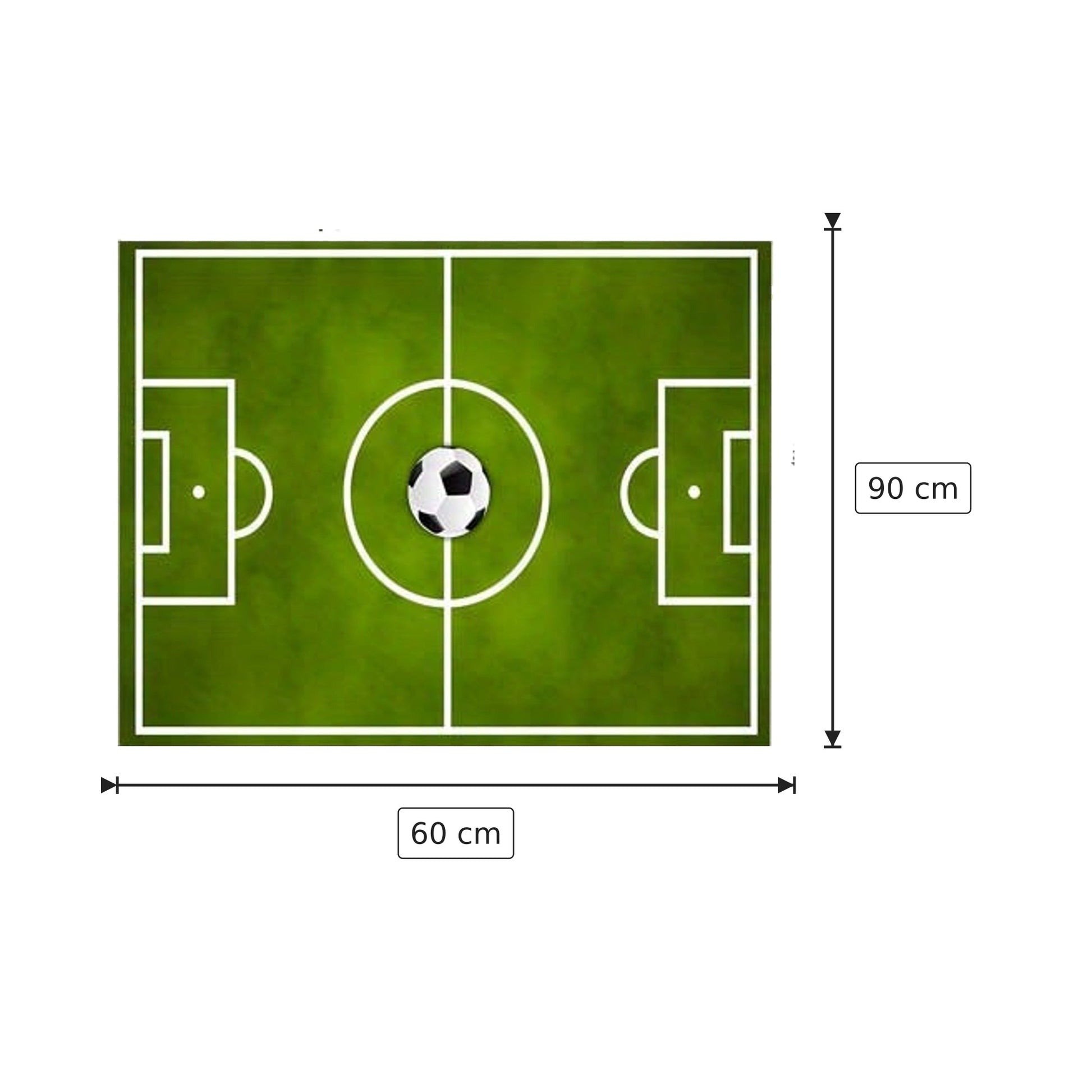 Tappeto campo da calcio 60x90 cm - 80x120 cm - 120x160 cm