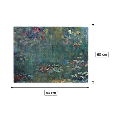 Tappeto Ninfee di Monet - 40x60 cm - 50x80 cm - 60x90 cm - 80x120 cm - 100x160 cm - 120x160 cm