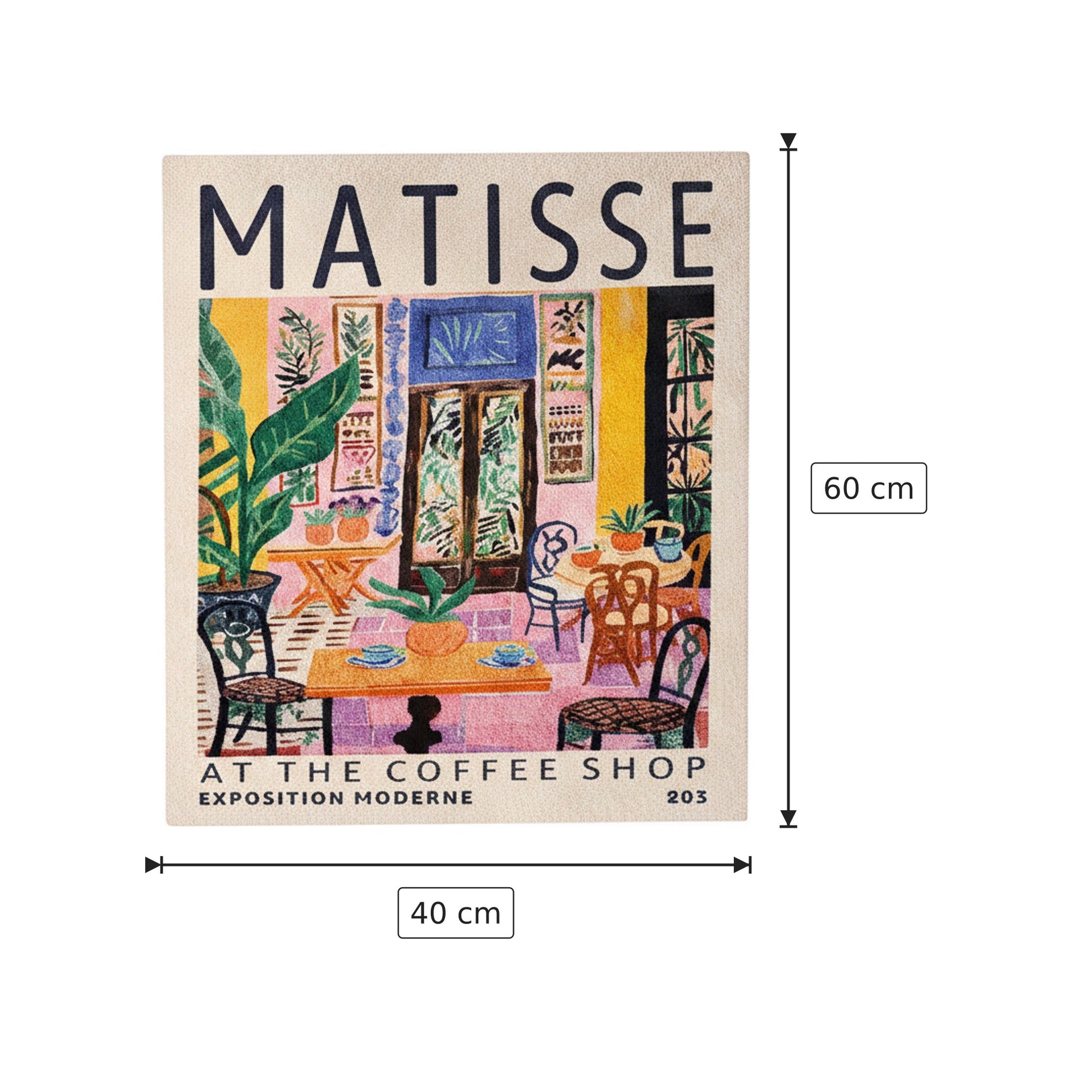 Tappeto con stampa artistica - 40x60 cm - 50x80 cm - 120x160 cm - 150x200 cm