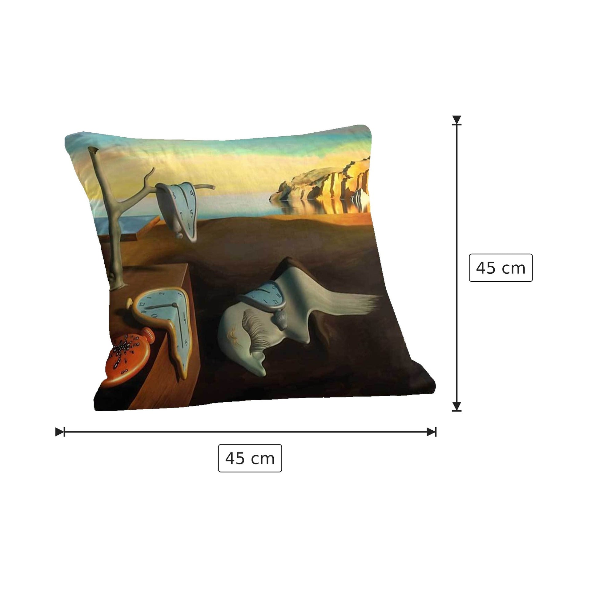 Fodera Cuscino Montre Molle Dalì - 45x45 cm
