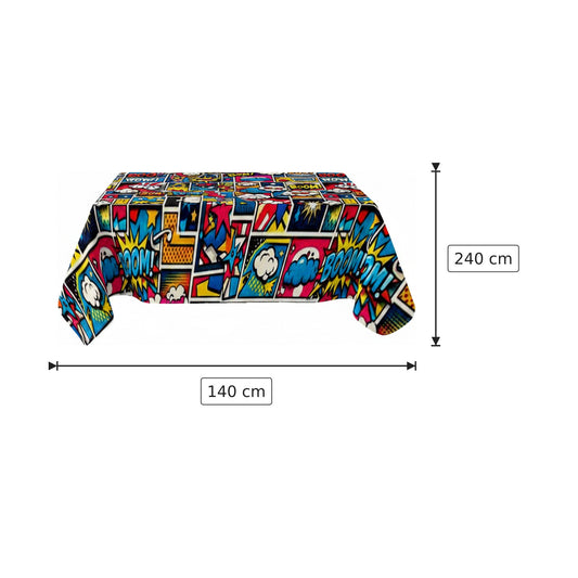 Tovaglia Pop Art - 140x240 cm - 140x180 cm - 90x140 cm