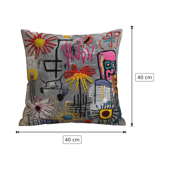 Fodera Cuscino design Basquiat 40x40 cm / 45x45 cm / 50x50 cm