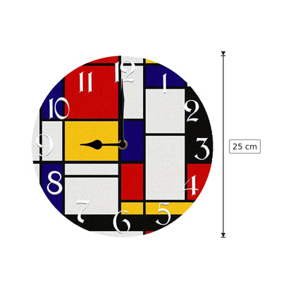Orologio Piet Mondrian - Ø25 cm