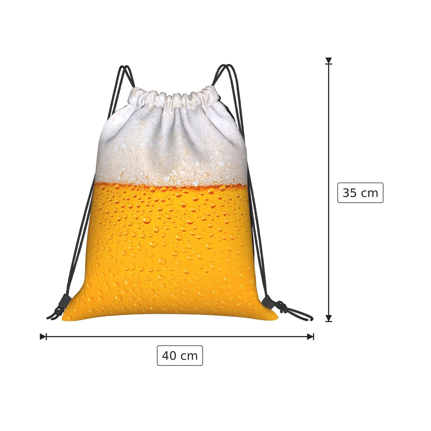 Zaino Birra in poliestere - 40×35 cm