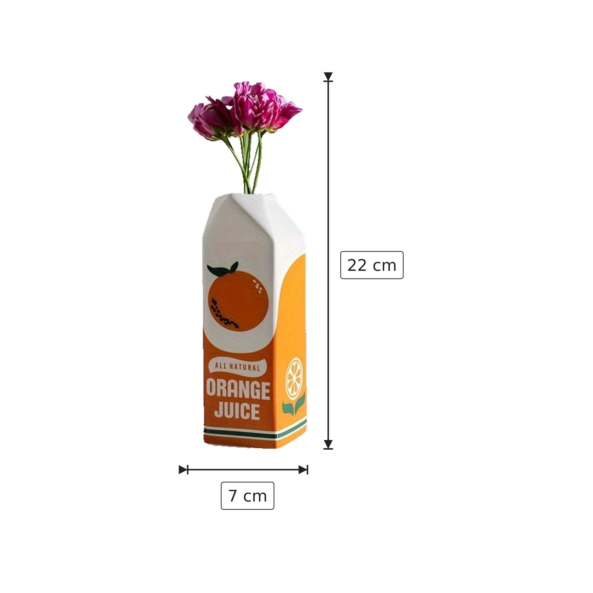 Vaso Orange Juice 7x22 cm