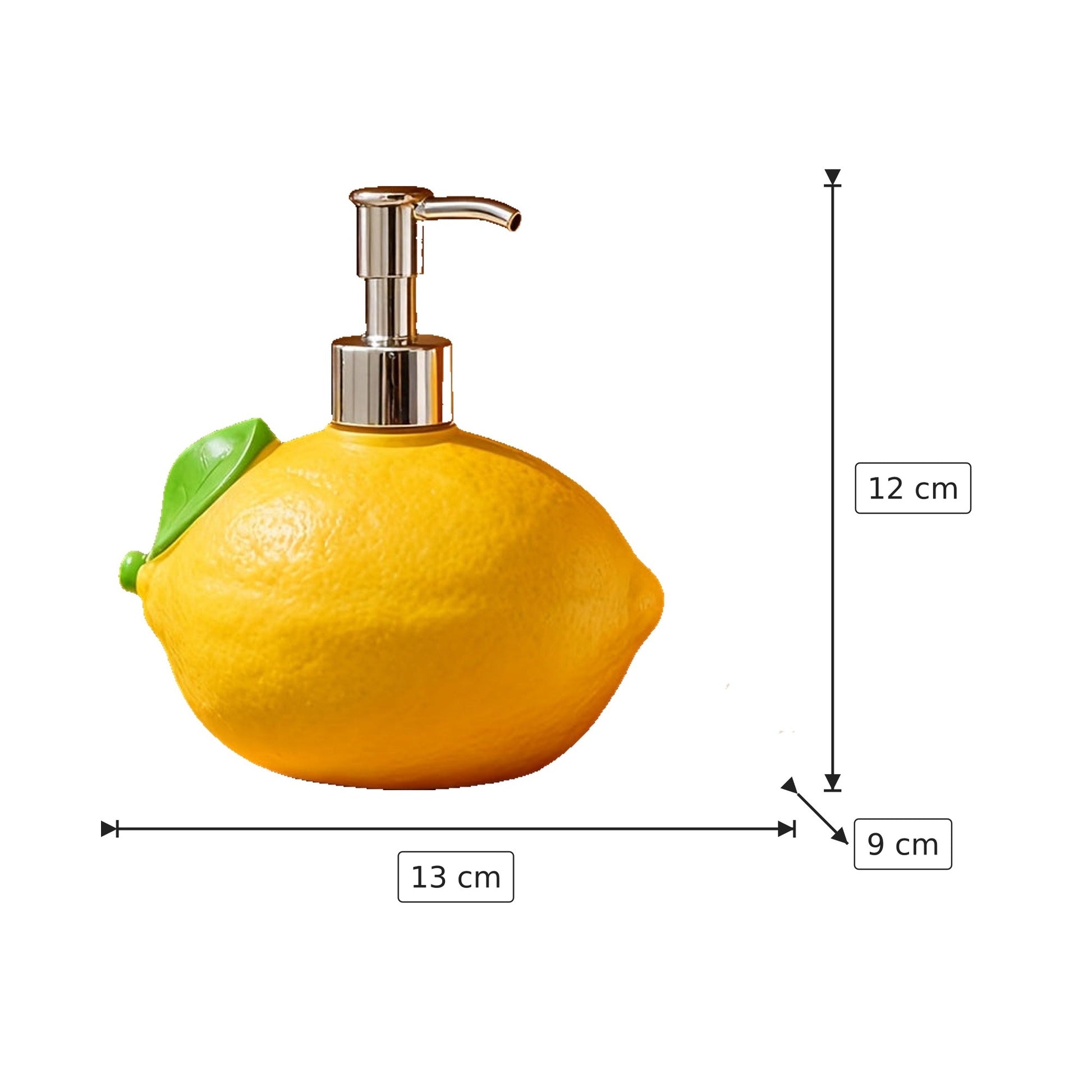 Dispenser sapone Limone 13x12x9 cm