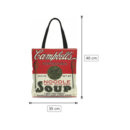 Borsa tote Campbells in poliestere - 35×40 cm