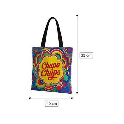 Borsa tote Chupa Chups in poliestere - 40×35 cm