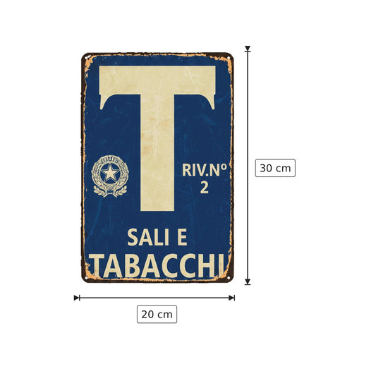 Targa in Metallo Vintage - 20x30 cm
