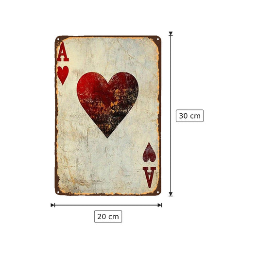 Targa in Metallo Vintage - 20x30 cm