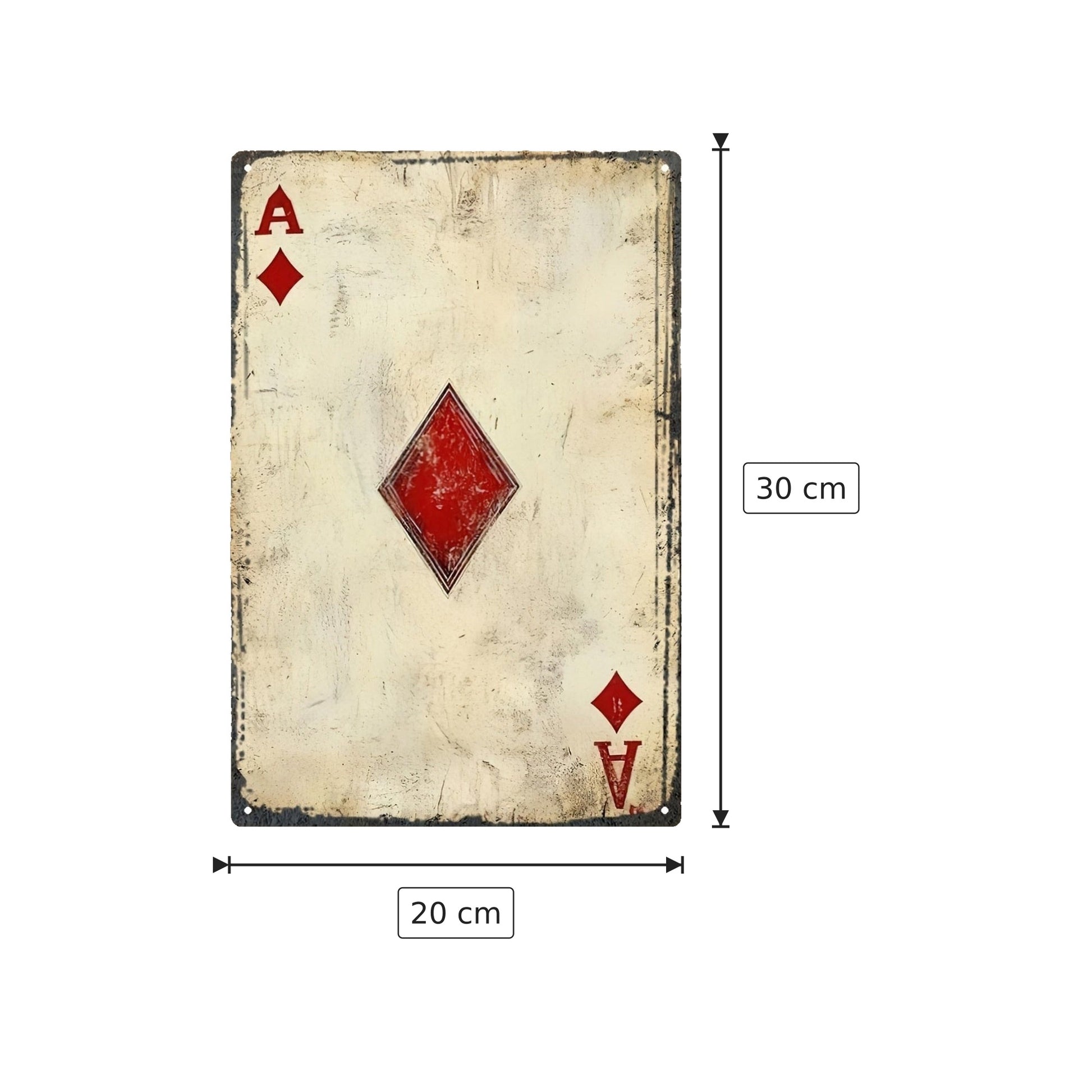 Targa in Metallo Vintage - 20x30 cm