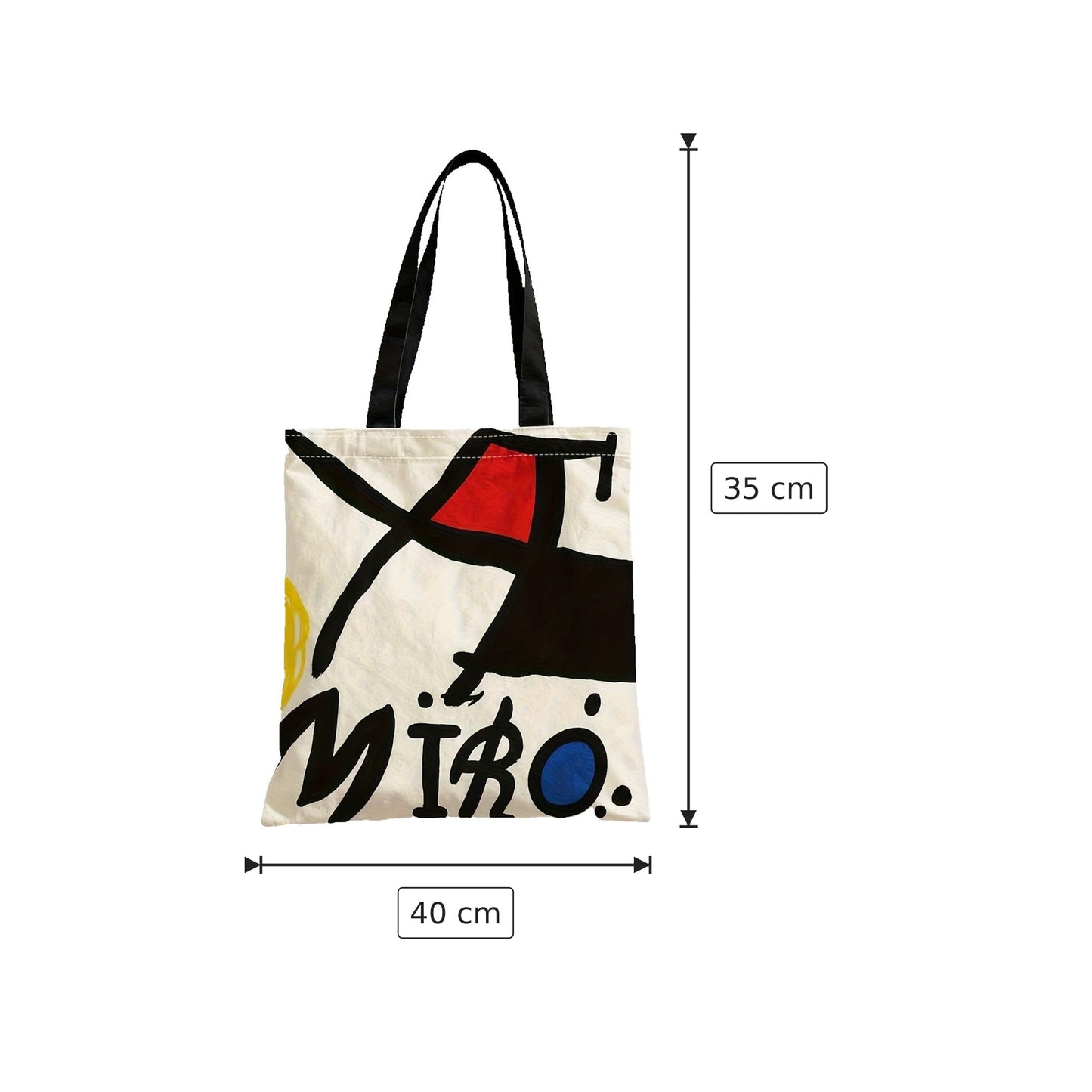 Borsa tote Homage a Joan in poliestere - 40×35 cm
