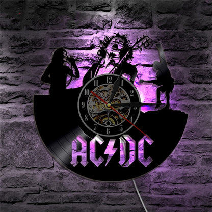 Orologio da parete AC/DC rock vinile