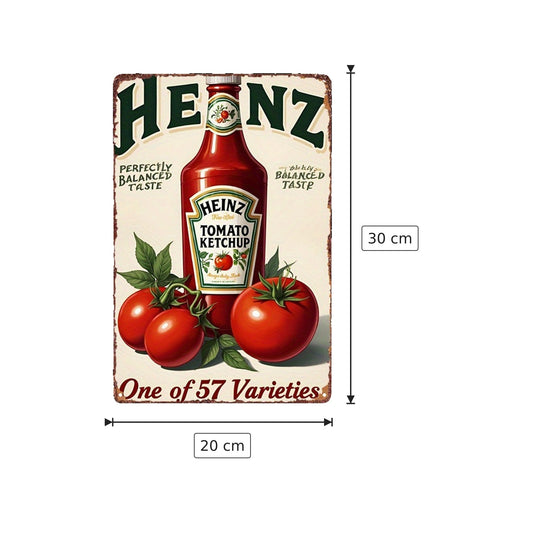 1 Insegna Vintage Ketchup 20x30 cm