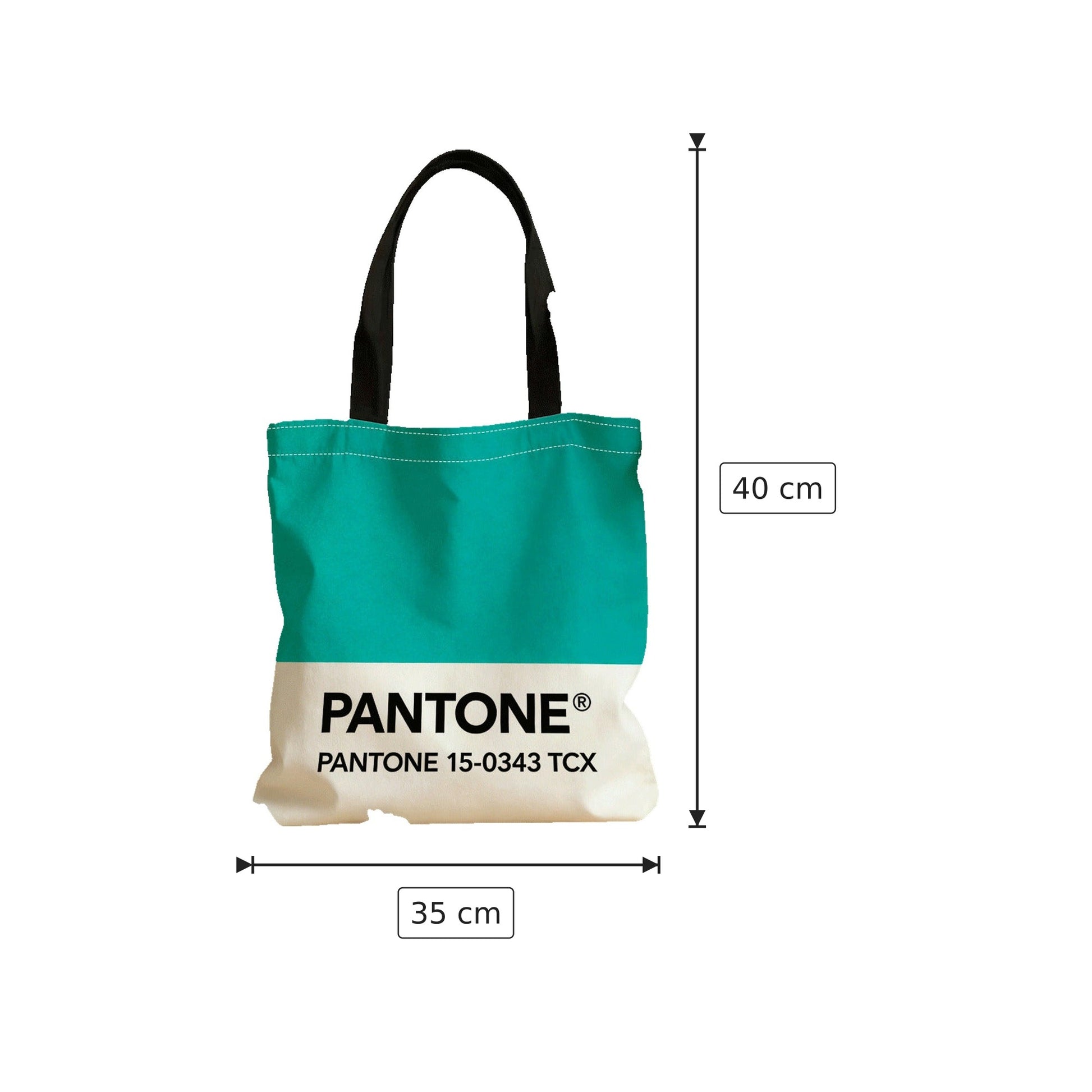 Borsa tote Pantone in poliestere - 35×40 cm