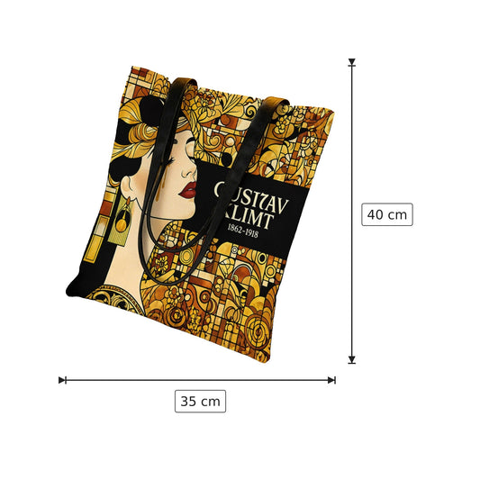 Borsa tote Gustav Klimt in poliestere - 35×40 cm
