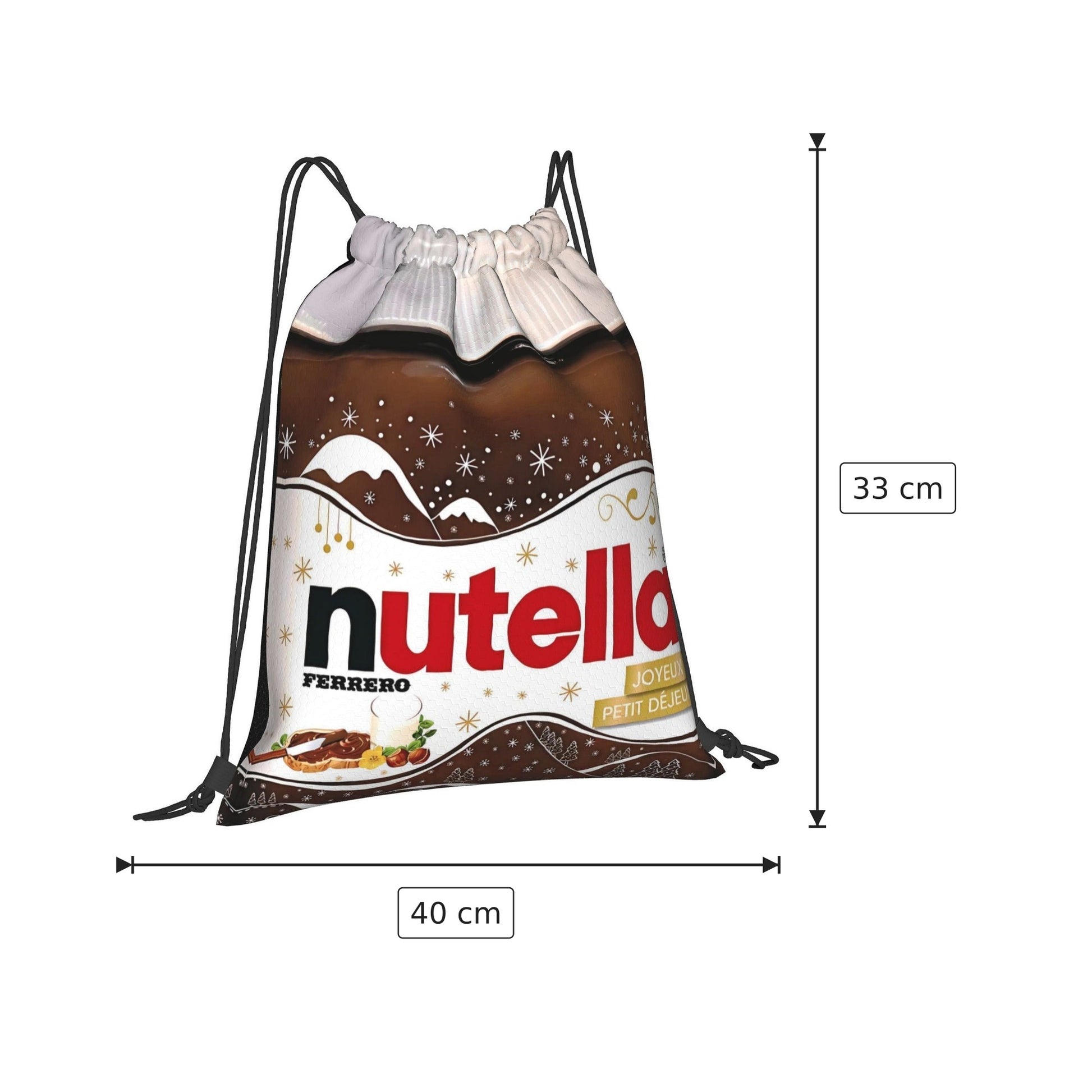 Zaino Nutella in poliestere - 40×33 cm