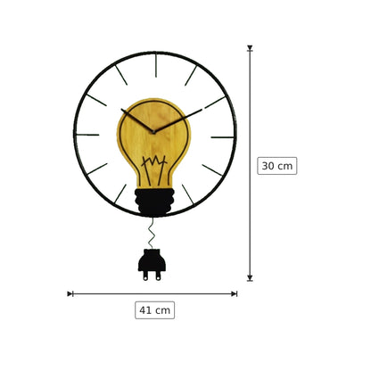 Orologio da parete pendolo - 41×30 cm