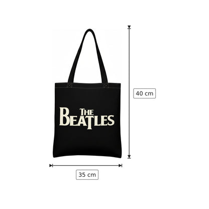 Borsa Tote The Beatles in poliestere - 35×40 cm