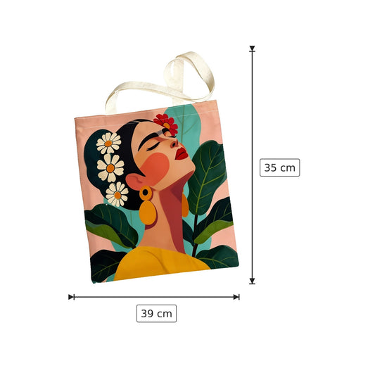 Borsa Tote Frida in poliestere - 39×35 cm