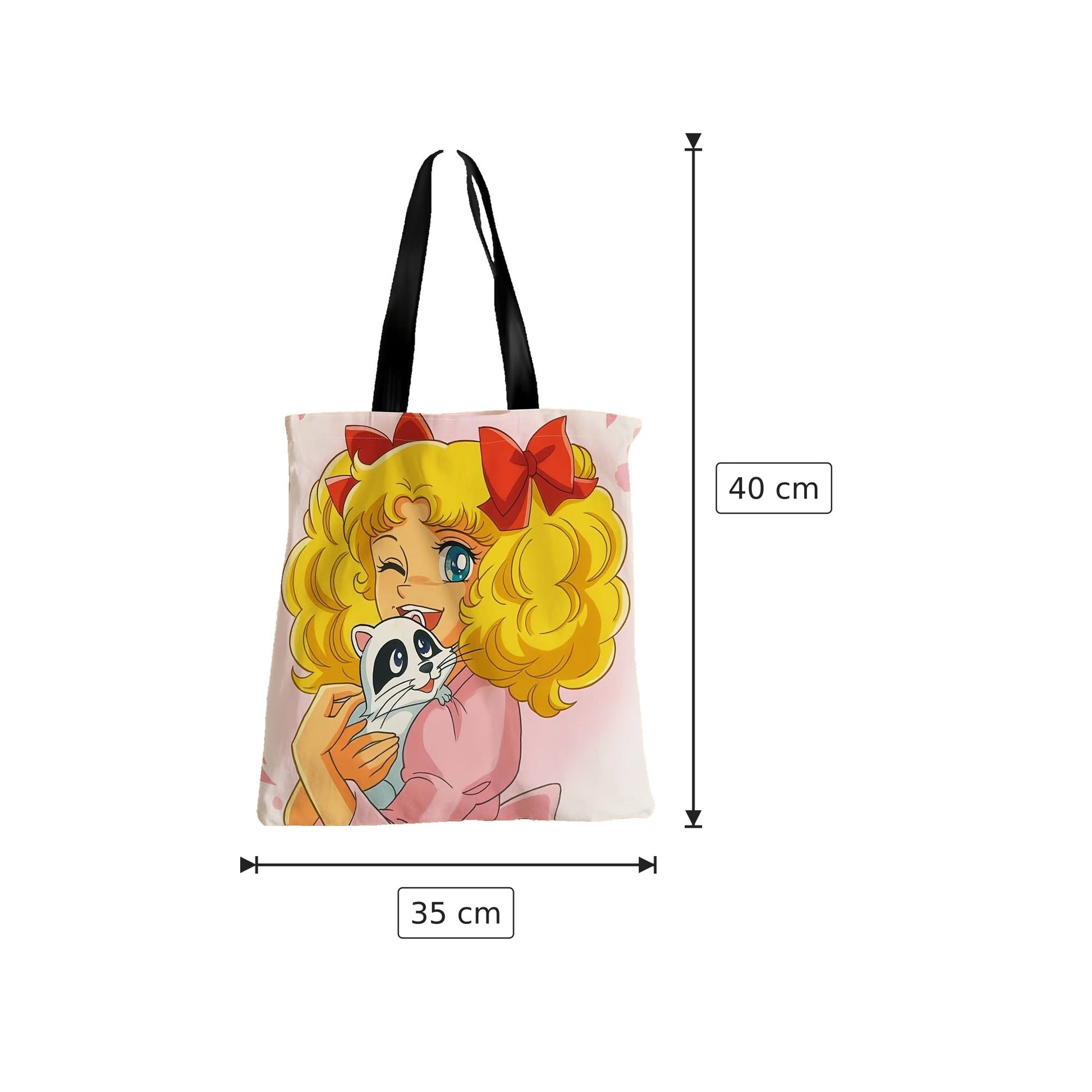Borsa Tote Candy Candy in poliestere - 35×40 cm