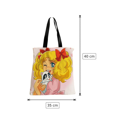 Borsa Tote Candy Candy in poliestere - 35×40 cm