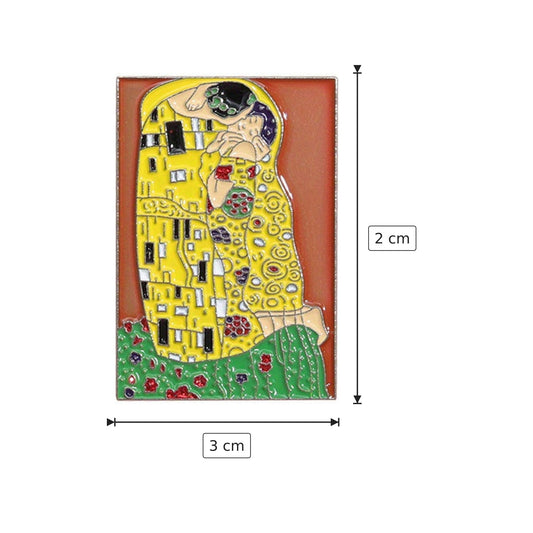 Spilla Bacio di Gustav Klimt 3x2 cm