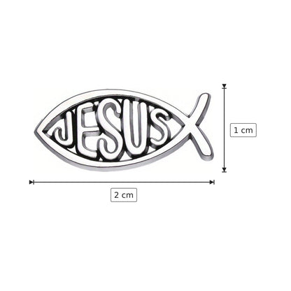 Spilla pesce jesus 2x1 cm