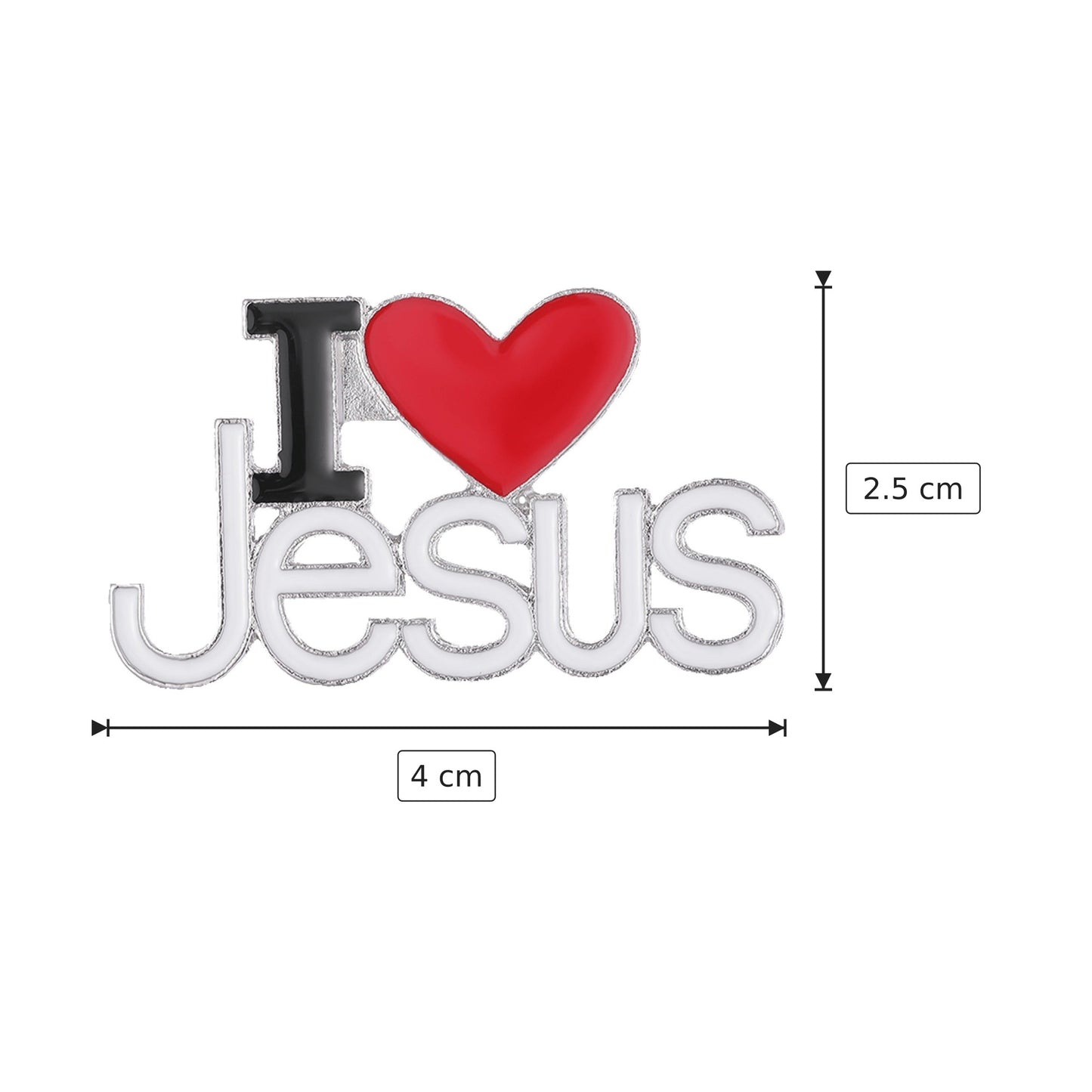 Spilla Jesus 4x2,5 cm