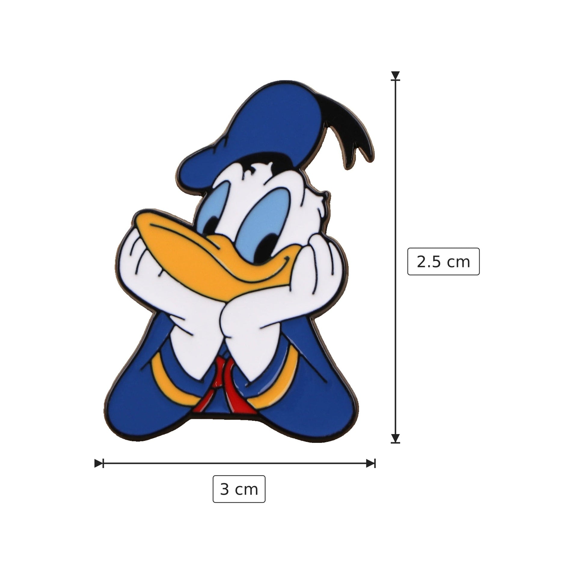 Spilla Donald Duck 3x2,5 cm