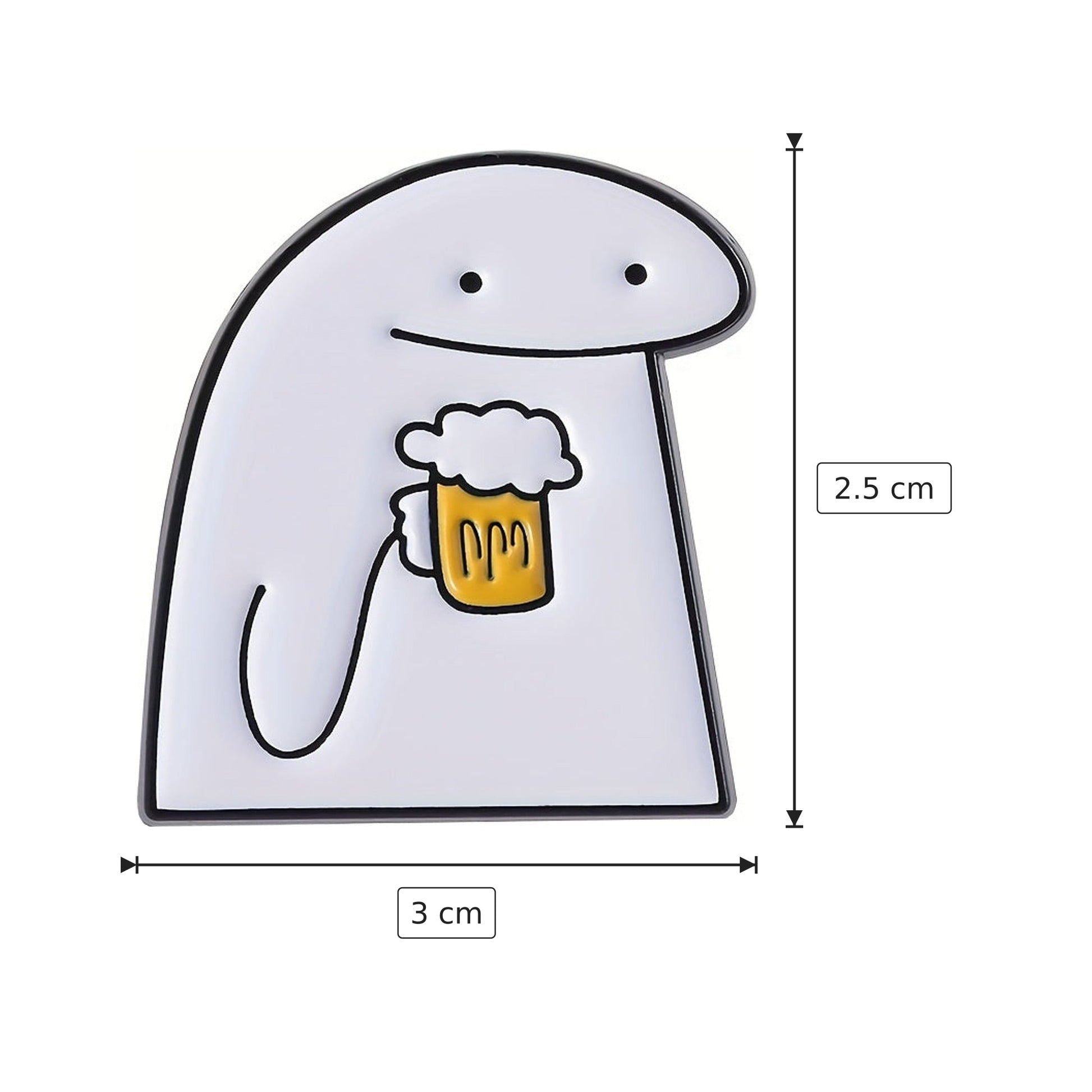 Spilla Beer  3x2,5 cm