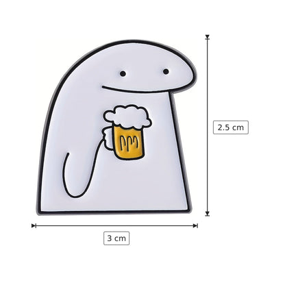 Spilla Beer  3x2,5 cm