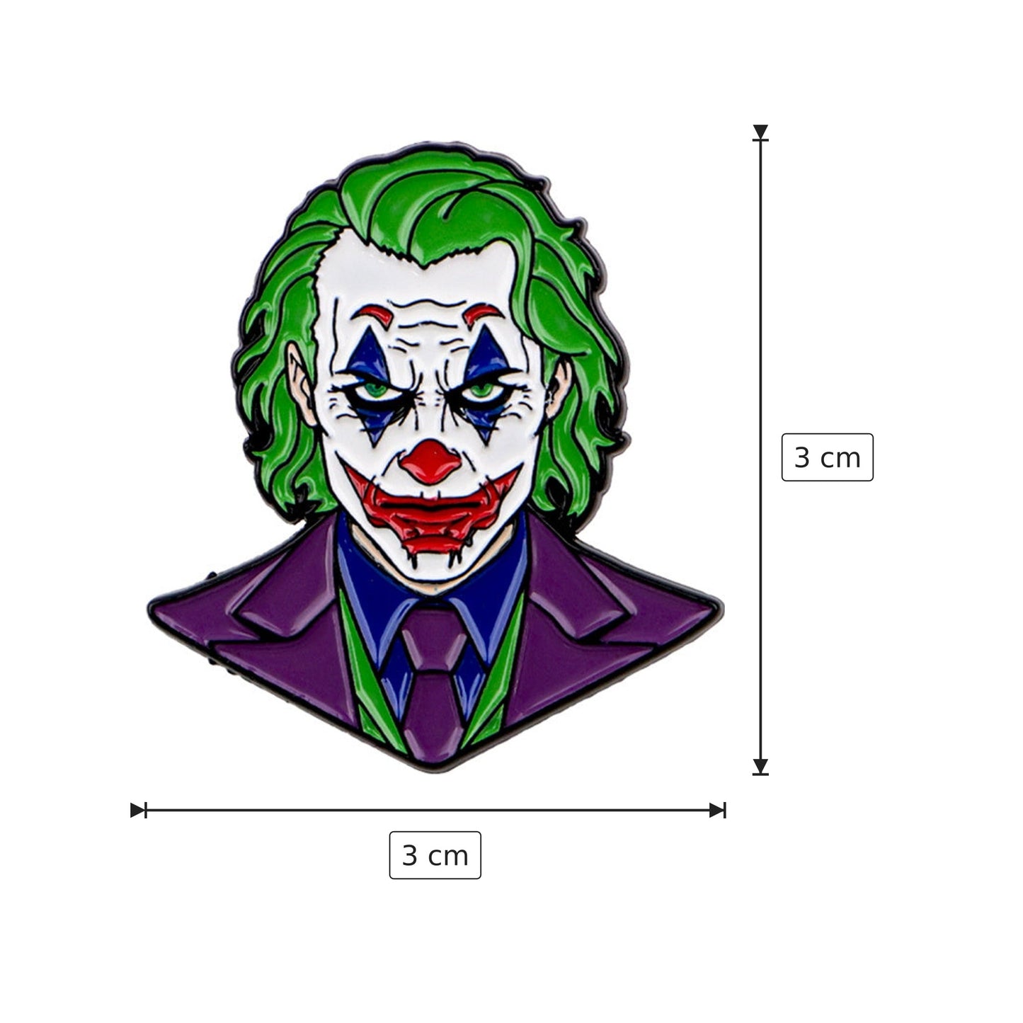 Spilla Joker 3x3 cm