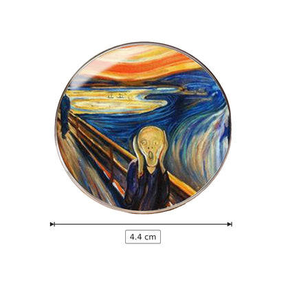 Spilla Urlo Munch 4,4 cm