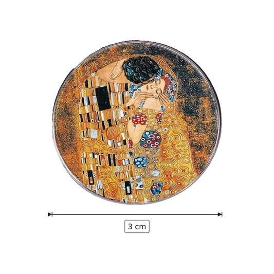 Spilla Bacio Gustav Klimt Ø3 cm