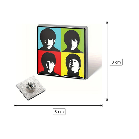 Spilla Beatles 3x3 cm