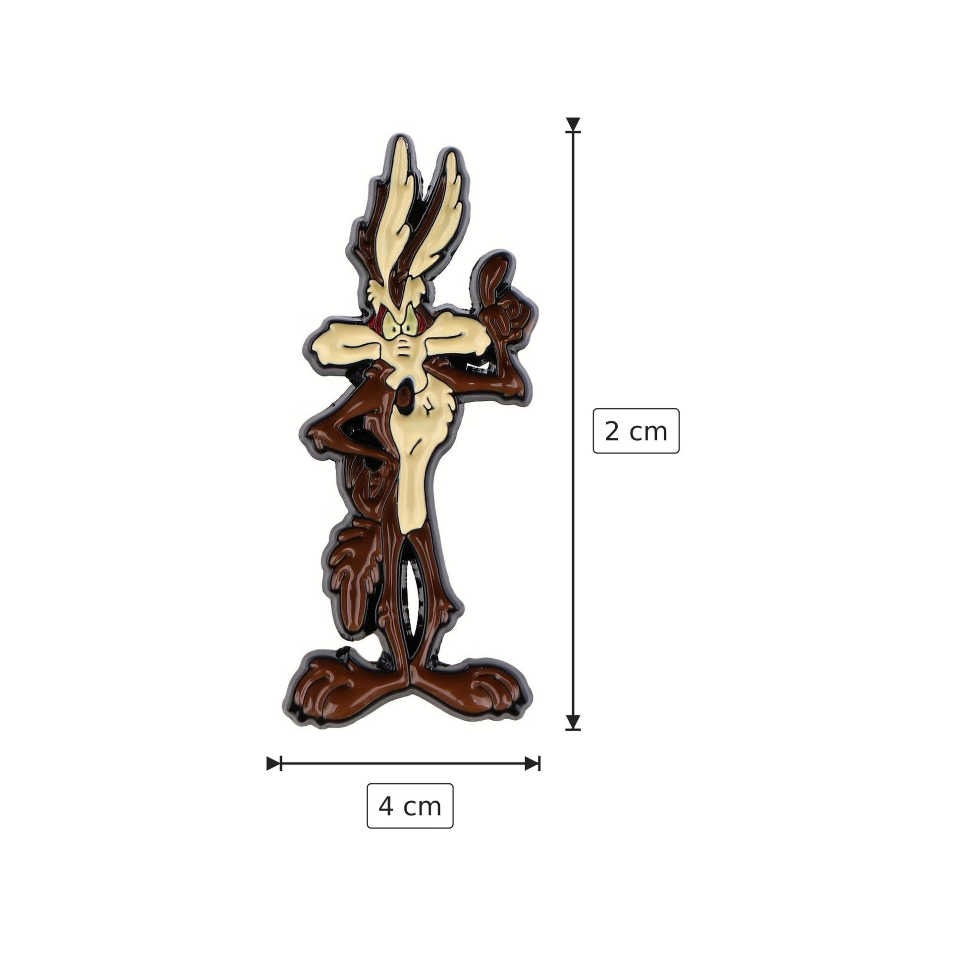 Spilla Willy Coyote 4x2 cm