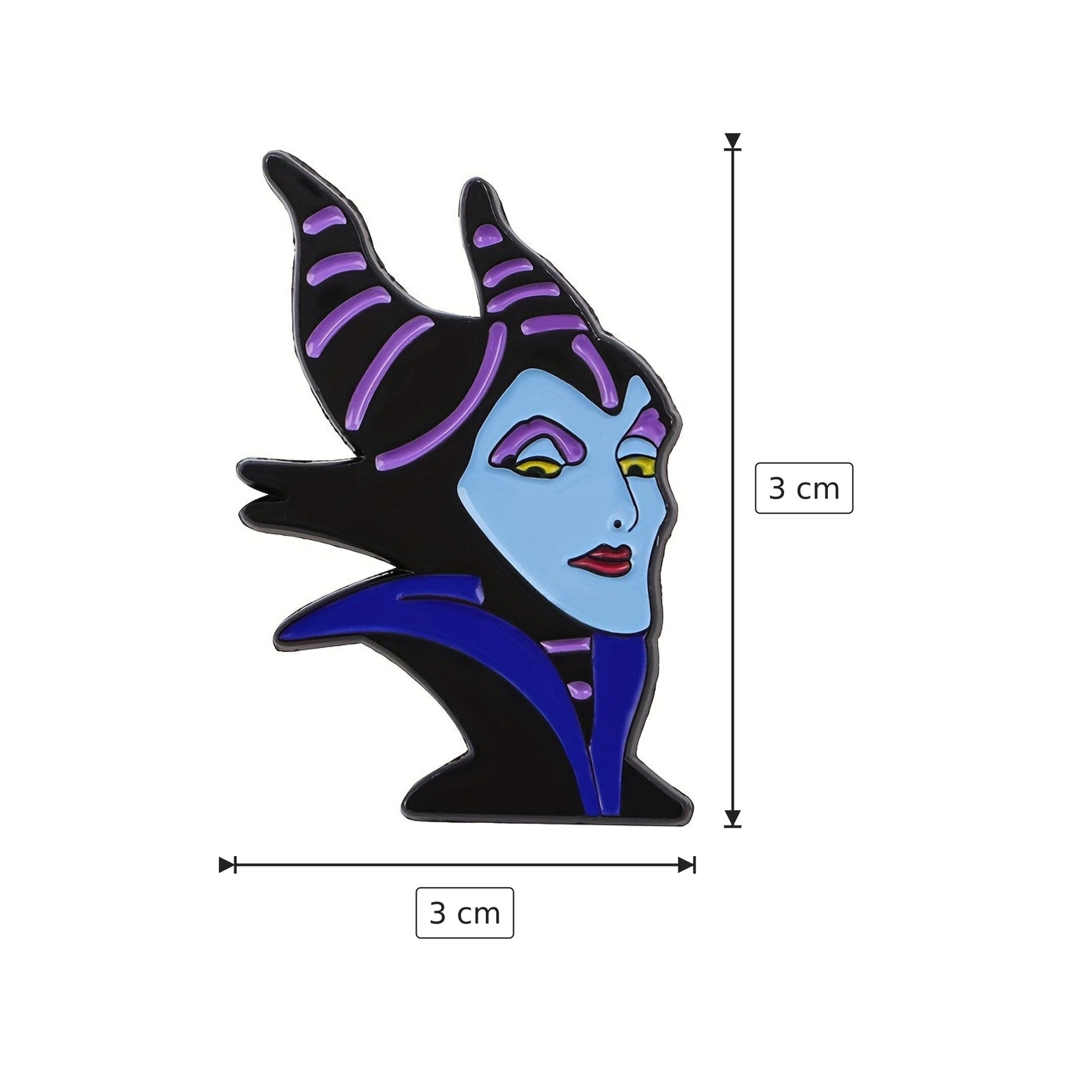 Spilla Malefica 3x3 cm