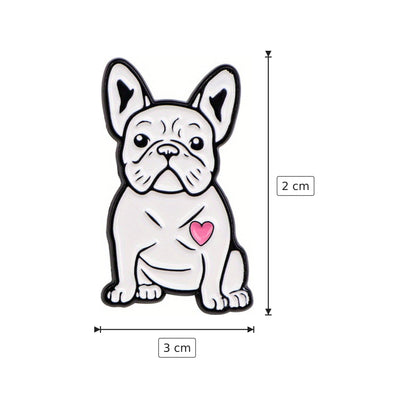 Spilla Bulldog 3x2 cm