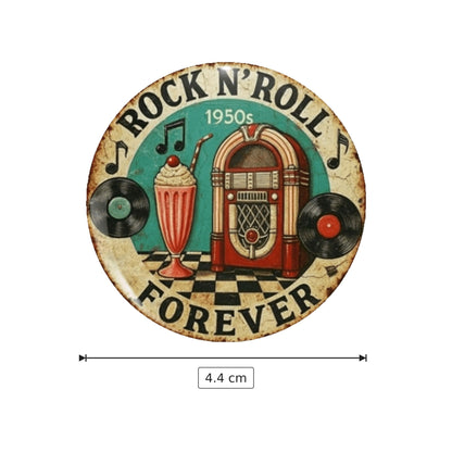 Spilla Rock and Roll Ø4,4 cm