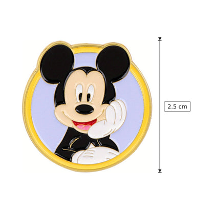 Spilla Mickey in metallo Ø2,5 cm